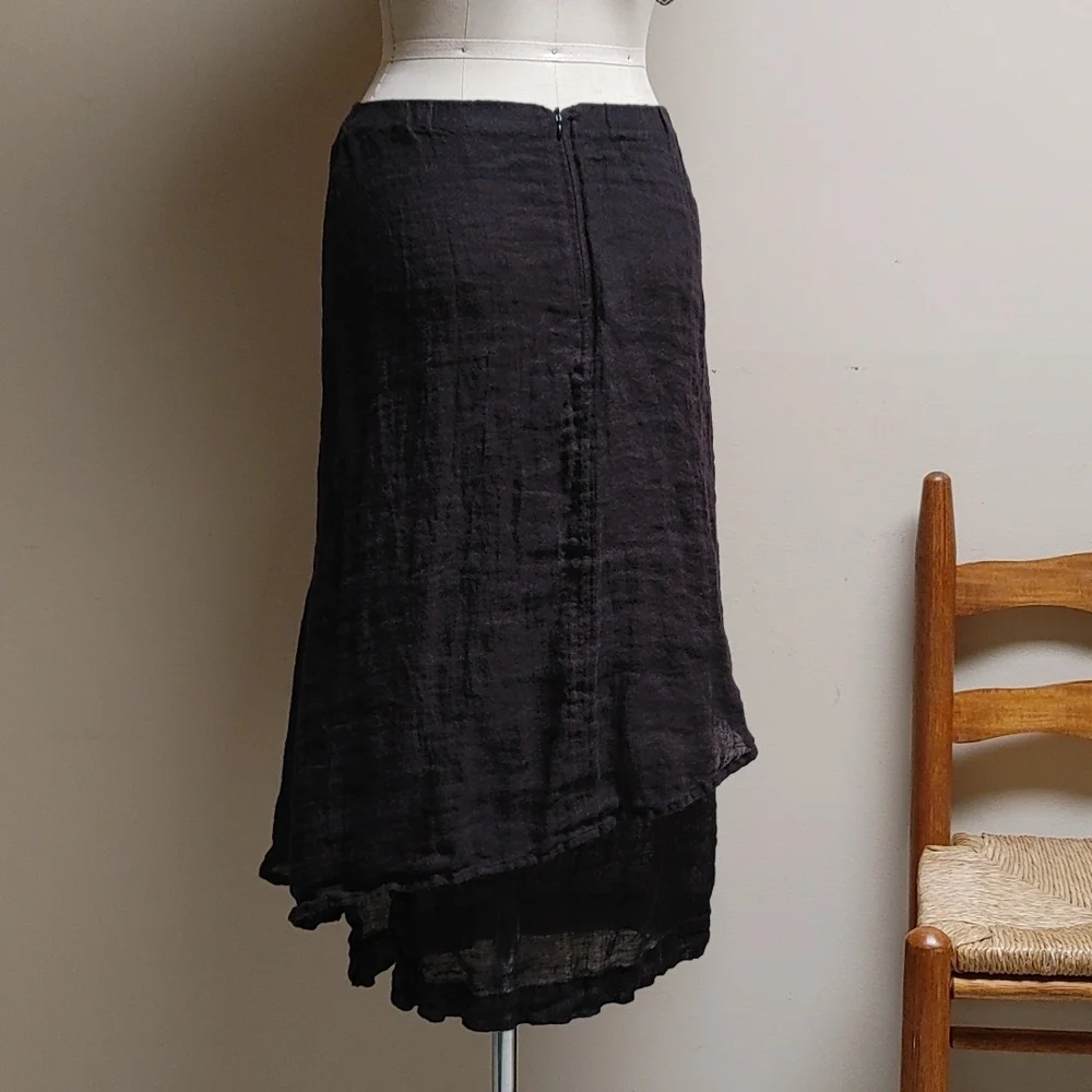 lili from Poland Black Gauze Layered Skirt S - Picture 6 of 16